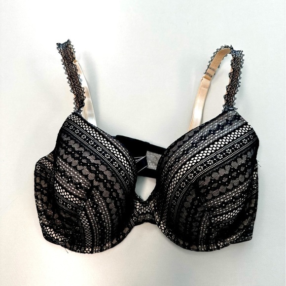 Victoria’s Secret Supersoft Body Lined Perfect coverage lace trim bra.Size 36DD - Picture 1 of 7